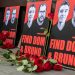 Family members, journalists and civil society organisations hold a vigil at the Brazilian Embassy in London to urge Brazilian authorities to scale up the search for missing British journalist Dom Phillips and Brazilian Indigenous expert Bruno Araújo Pereira.